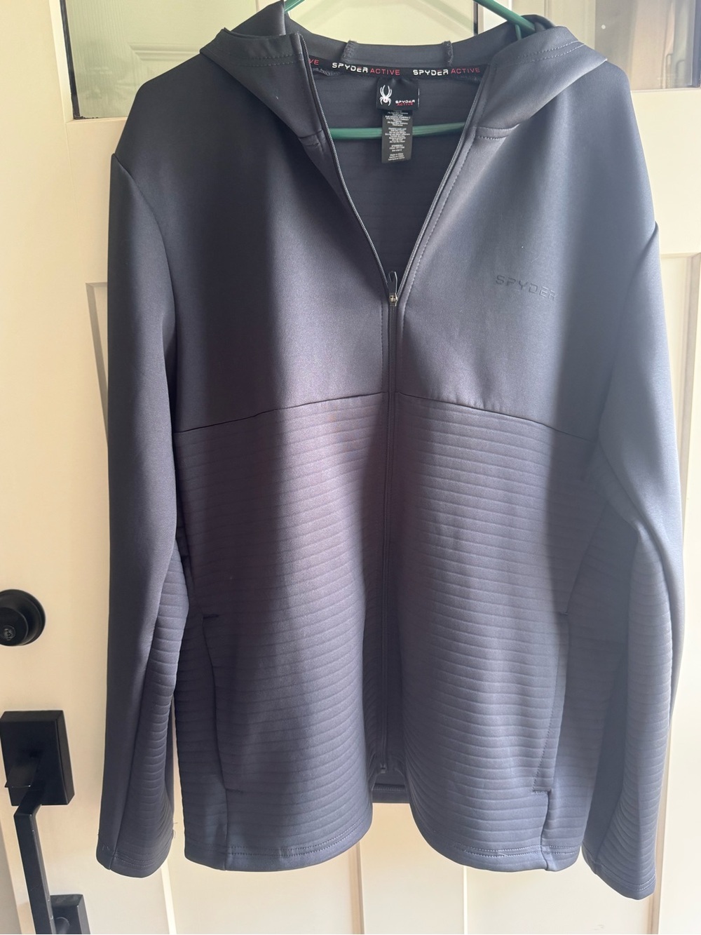 Spyder Men's Zip-Up Hooded Sweater Jacket